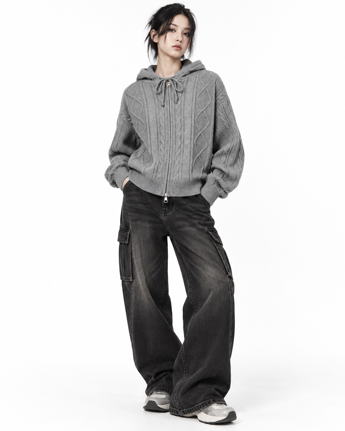 retro hooded jacket