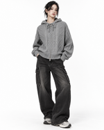 retro hooded jacket