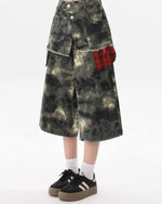 Loose camouflage shorts