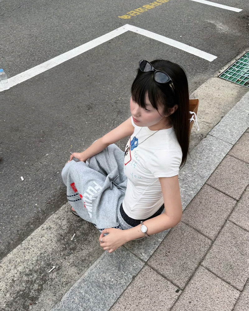 小狗印花短袖（女款）