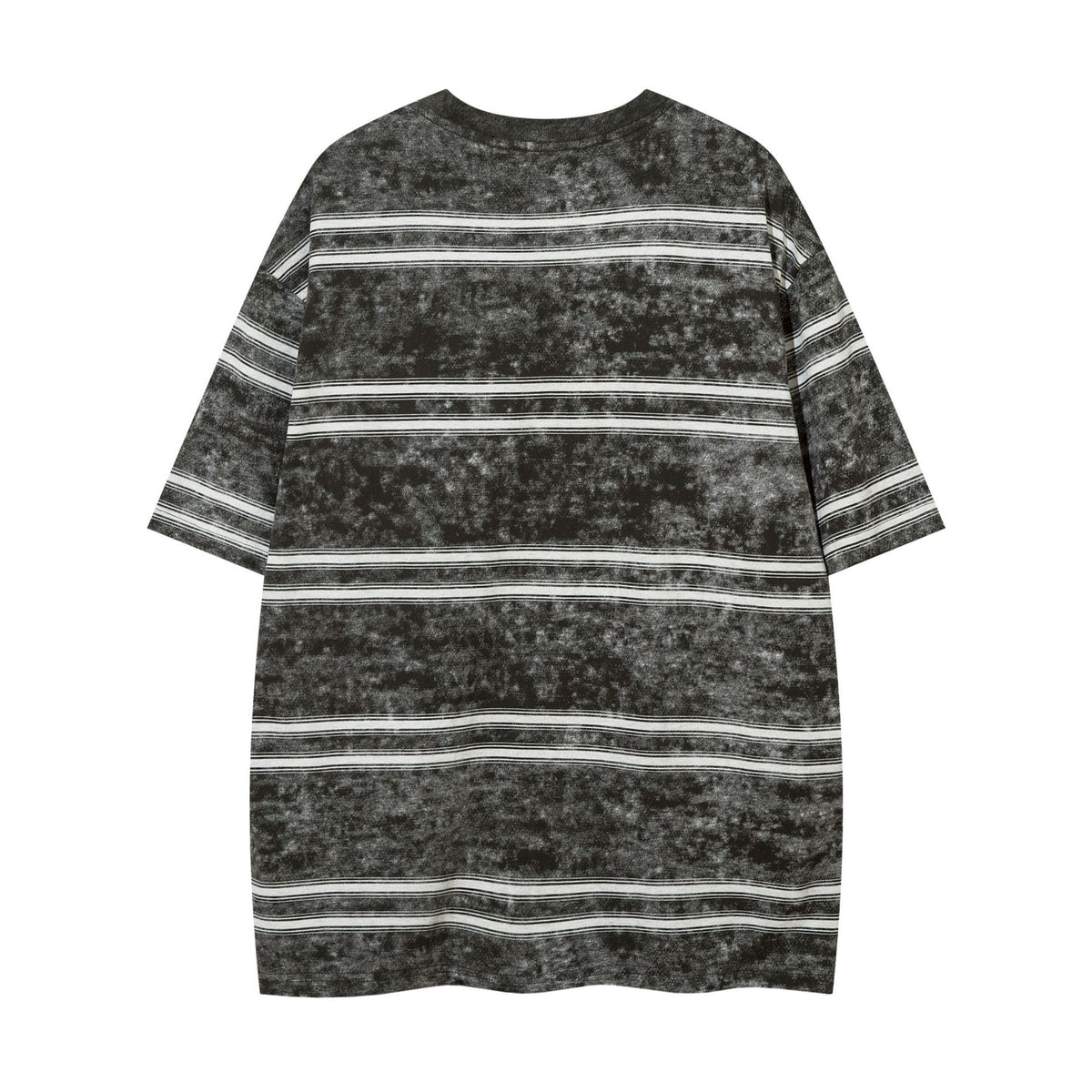 American striped contrast printed short sleeves