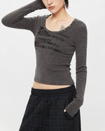 Hot Girl Print Long Sleeve (Women's)