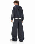 Retro contrast casual pants