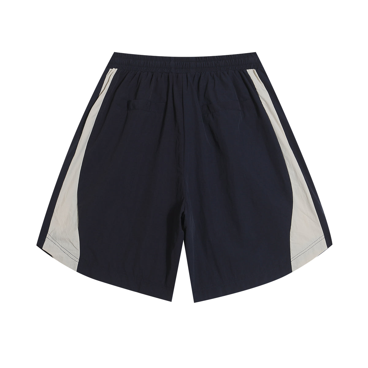 American retro patchwork sports shorts