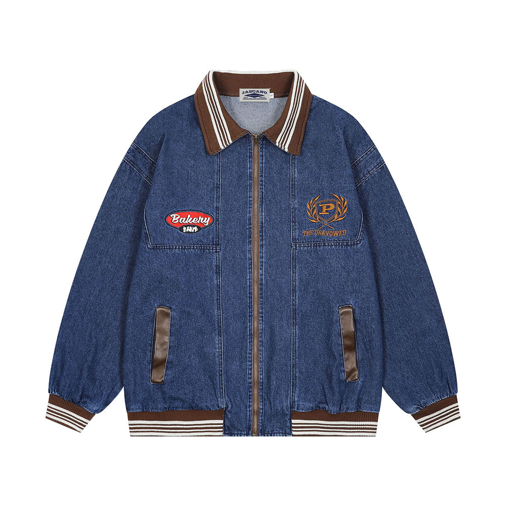 American retro denim jacket