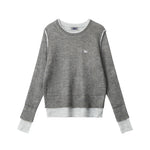 Retro contrasting sweater (women's style)