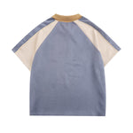 美式復古插肩袖短袖