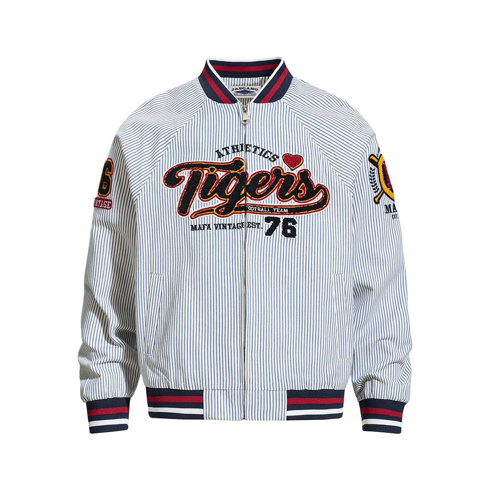 컬러블록 자수 야구 유니폼