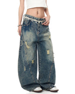 Vintage distressed jeans