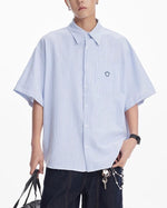 Solid color all-match shirt