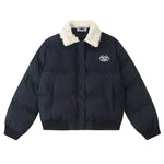 Retro short patchwork cotton jacket