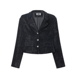 Retro woolen short jacket (women)