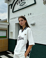 撞色拼接polo短袖