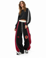 color block track pants