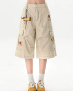 Multi-pocket cargo shorts