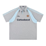 Colorblock polo short sleeves