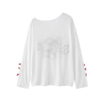 Simple off-shoulder long sleeves (women's)