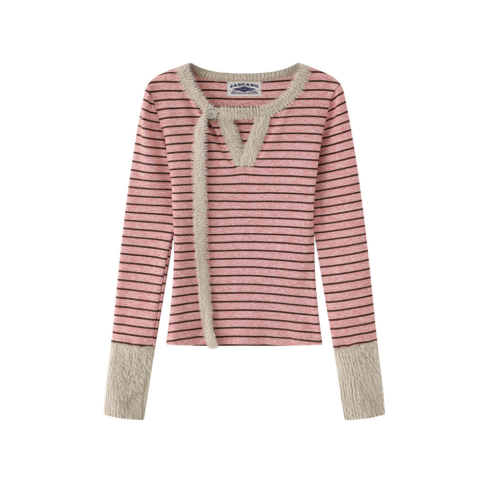 줄무늬 긴팔 셔츠