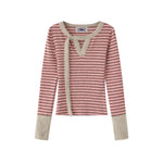 줄무늬 긴팔 셔츠