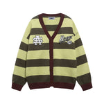 復古條紋針織衫