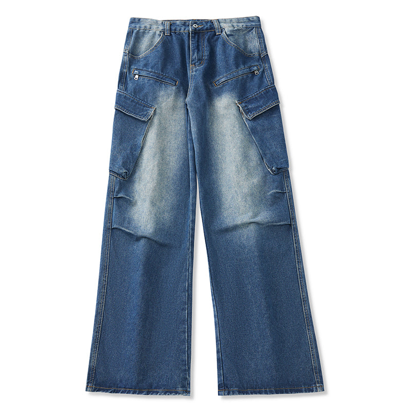 Vintage dark blue jeans