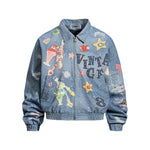 趣味創意印花外套