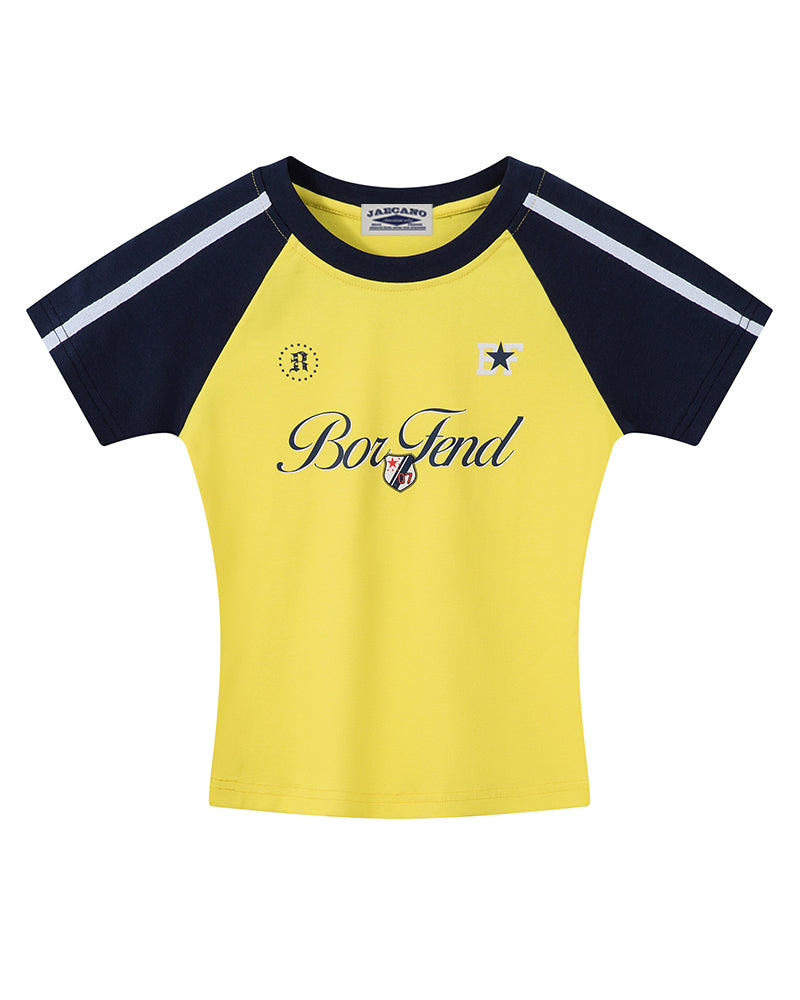 Retro print short sleeves