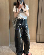 Vintage denim trousers