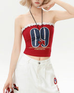 Retro simple tube top vest (women's)