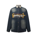 Vintage washed denim shirt