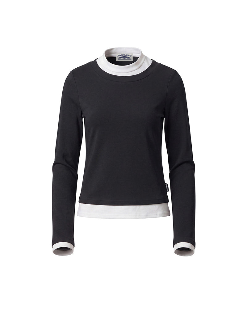 Color-blocked patchwork inner base layer