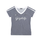 條紋修身短袖