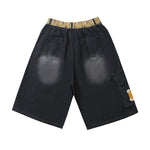 Embroidered Puppy Shorts