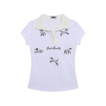 레트로 심플 반팔 (여성용)