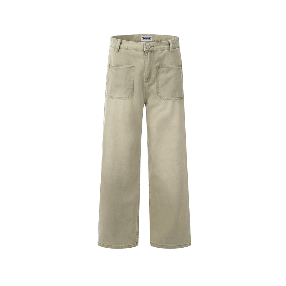 Casual straight trousers