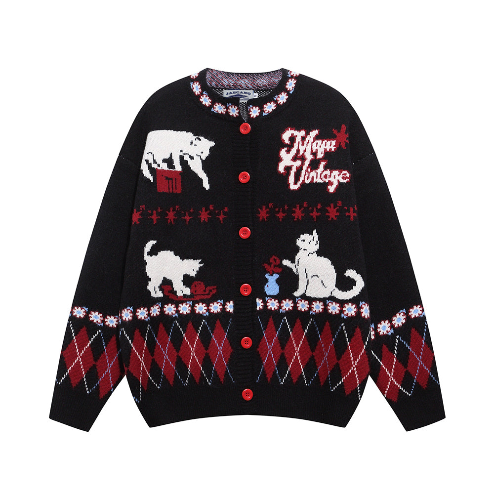 趣味卡通針織衫