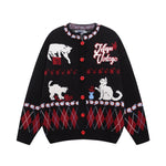 趣味卡通針織衫