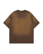 漸變做舊短袖