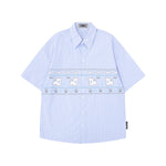 卡通小狗短袖襯衫