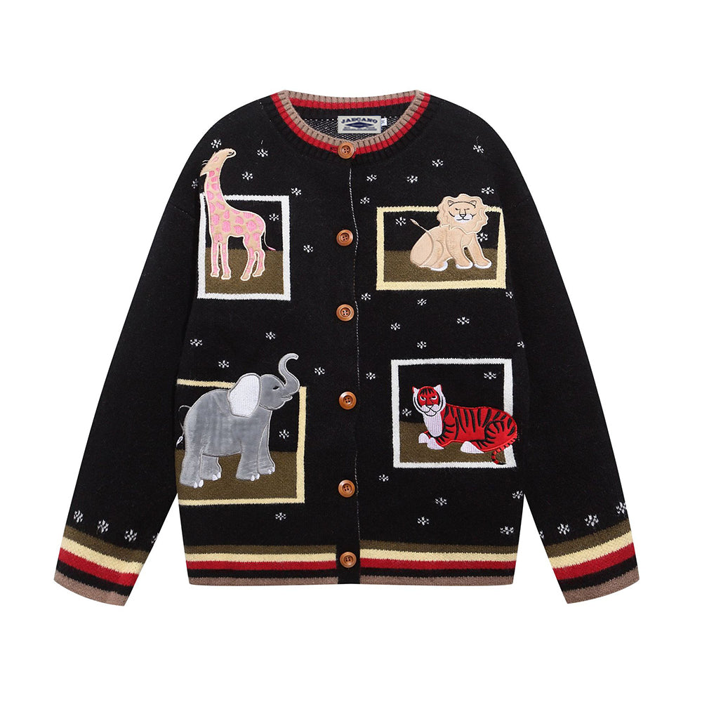 趣味動物針織衫
