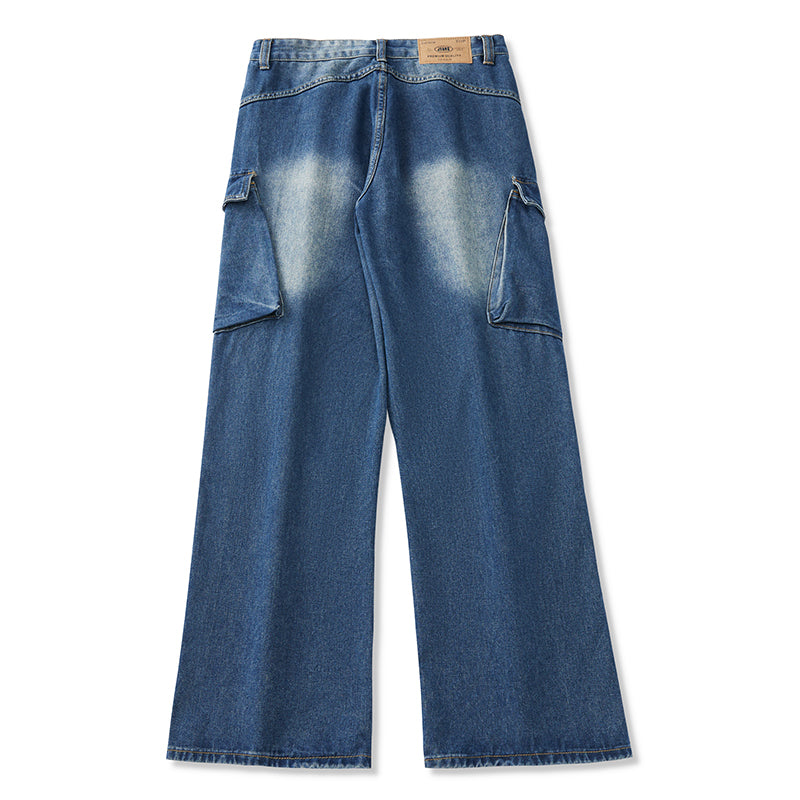 Vintage dark blue jeans