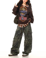 復古字母印花衛衣