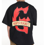 American retro cross print short sleeves 