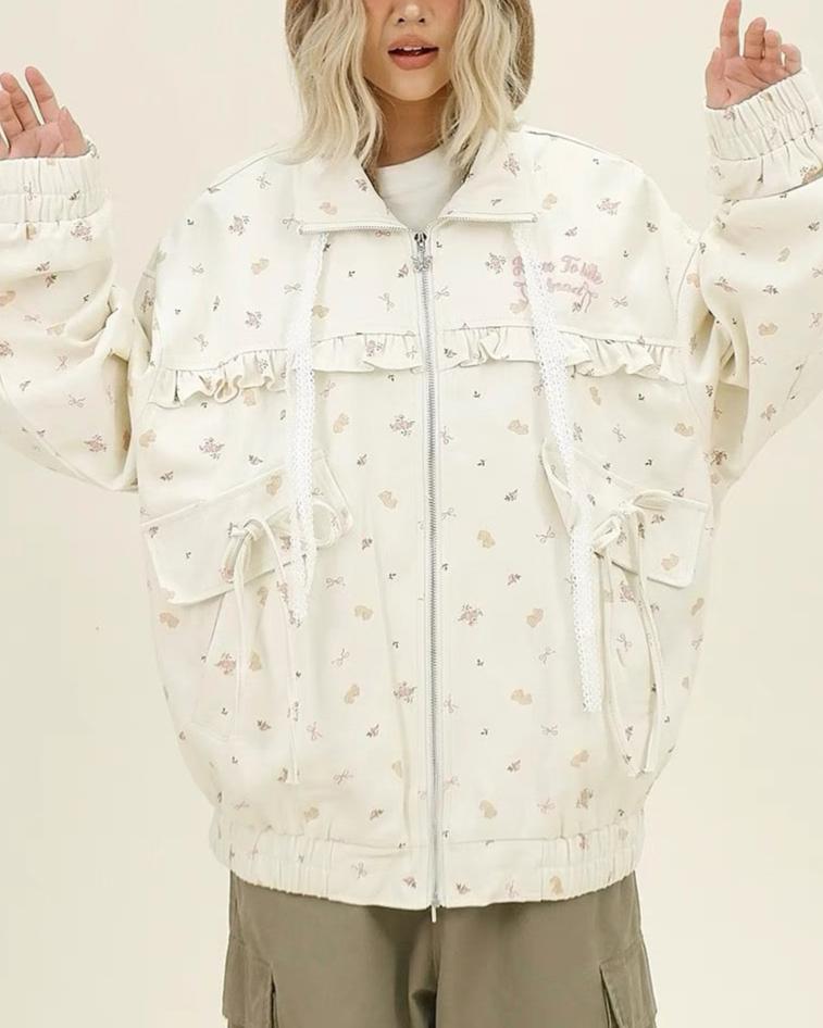 floral embroidered jacket