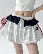 休閑設計感短裙