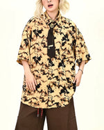 Retro casual short sleeve shirt