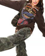 復古字母印花衛衣