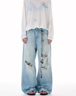 Gradient Wash Denim Pants