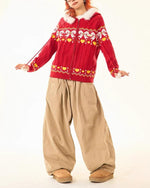 復古聖誕開衫毛衣