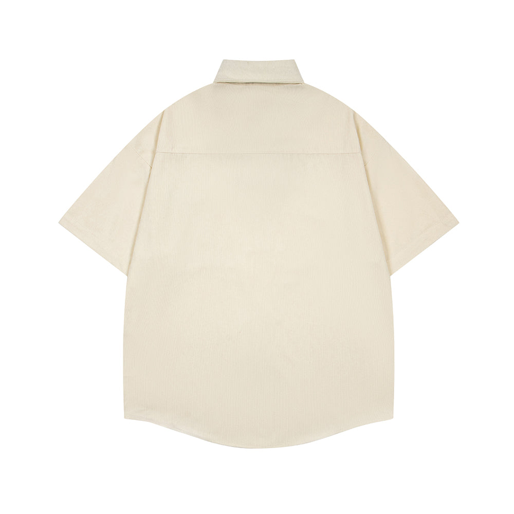 復古短袖襯衫